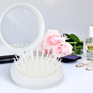 Mirror Compact Brush with Mirror (White) — Feature