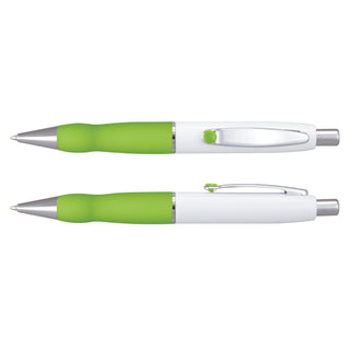 Sterling Pen - White Barrel (Bright Green)
