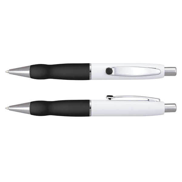 Sterling Pen - White Barrel (Black)