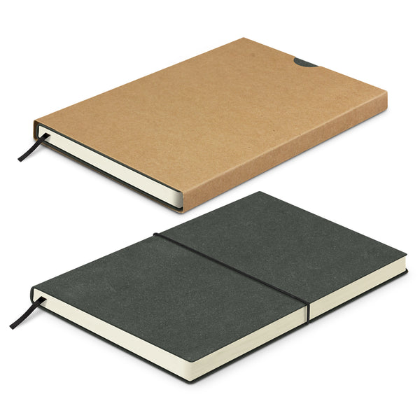 Grain Recycled Soft Cover Notebook (Black)