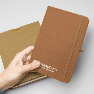 Grain Recycled Hard Cover Notebook (Black) — Feature