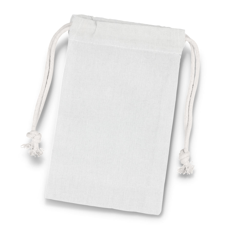 Linen Cotton Gift Bag - Small (White)