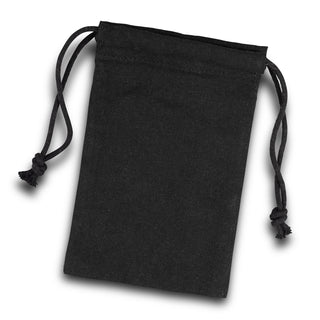 Linen Cotton Gift Bag - Small (Black)