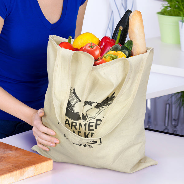 Canvas Foldaway Tote Bag (Natural)