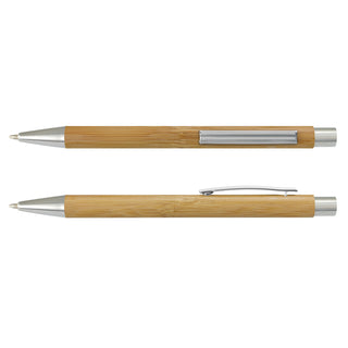 Flint Bamboo Pen (Natural/Silver)
