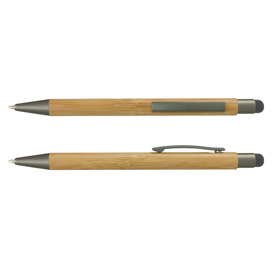 Flint Bamboo Stylus Pen (Natural/Gunmetal)