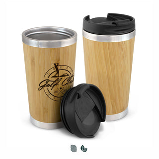 Bamboo Double Wall Cup (Natural) — Impact Aware