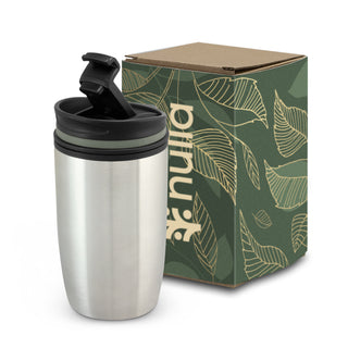 Brew Double Wall Cup (Gloss White) — Gift Box Sleeve