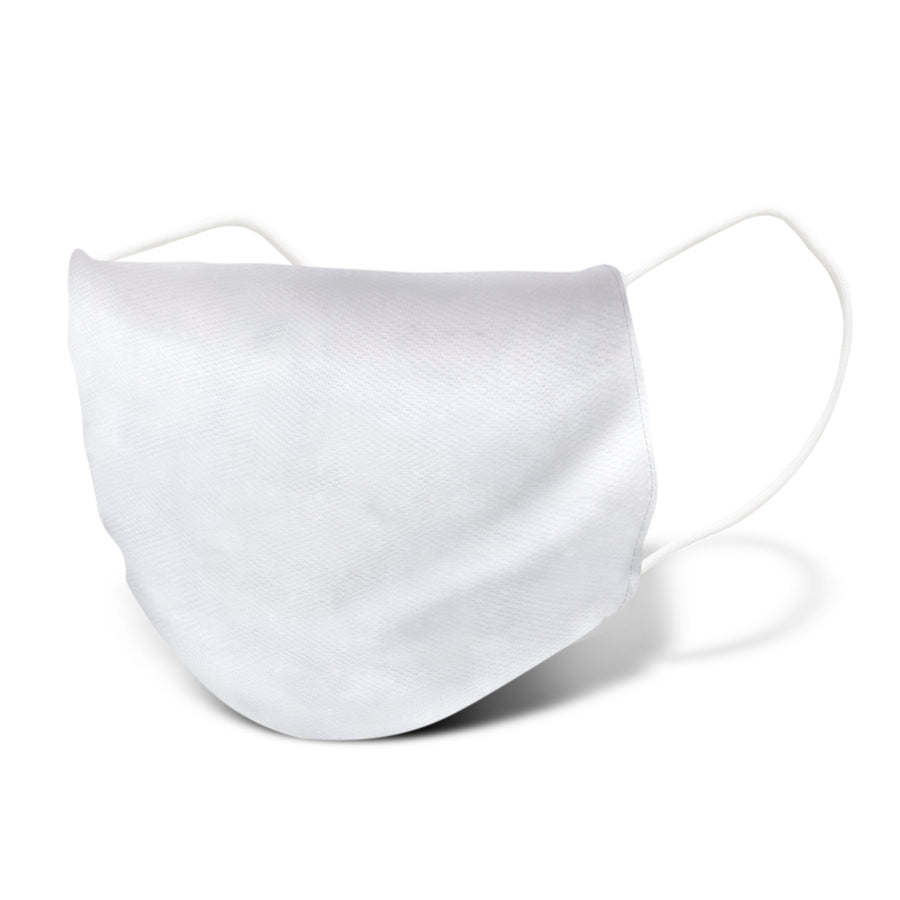 Shield Reusable Face Mask Full Colour - Small (White)