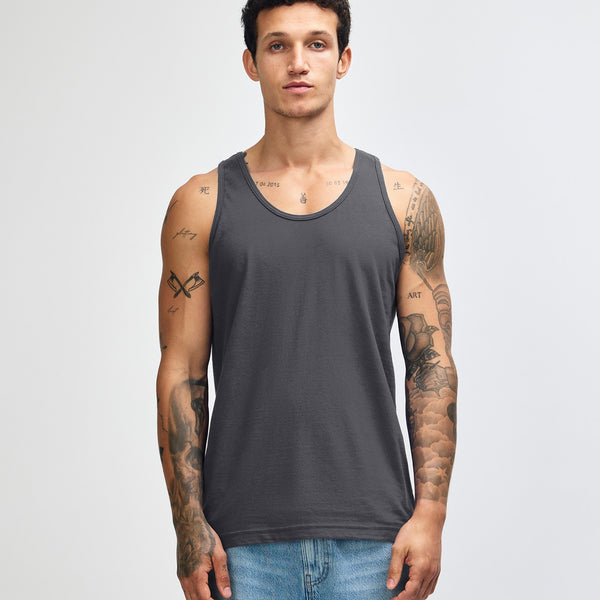 American Apparel 2408 Tank Top (Asphalt)