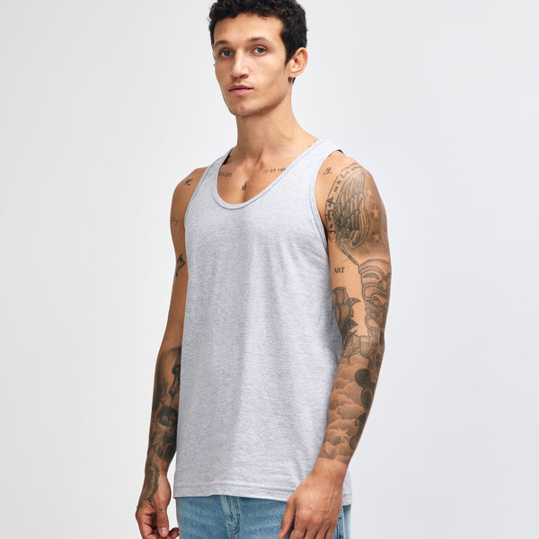 American Apparel 2408 Tank Top (Heather Grey)