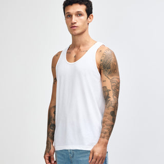 American Apparel 2408 Tank Top (White)