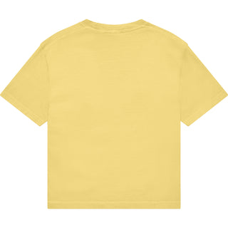 Comfort Colors 3023CL Boxy Cropped Butter - Back View | color:Butter|view:back
