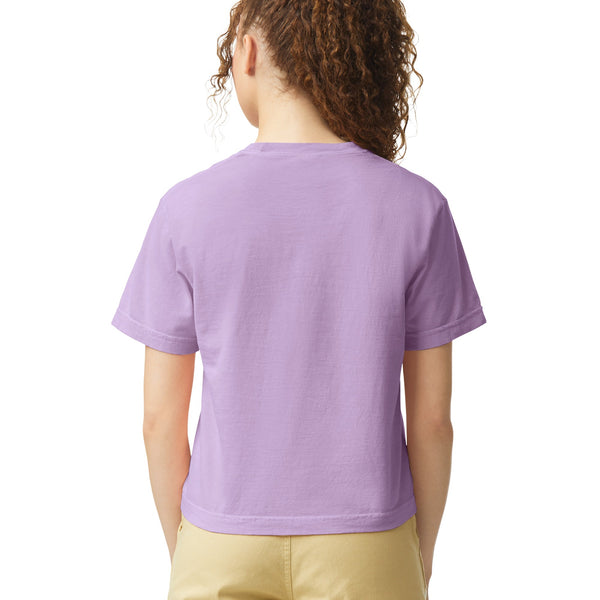 Comfort Colors 3023CL Boxy Cropped T-Shirt (Orchid)