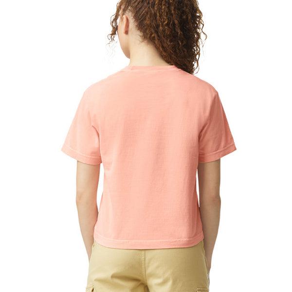 Comfort Colors 3023CL Boxy Cropped T-Shirt (Peachy)