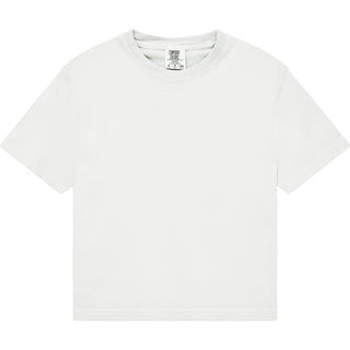 Comfort Colors 3023CL Boxy Cropped White - Front View | color:White|view:front