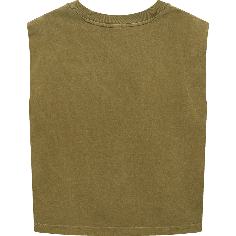 American Apparel 307GD Muscle T-Shirt (Faded Army)