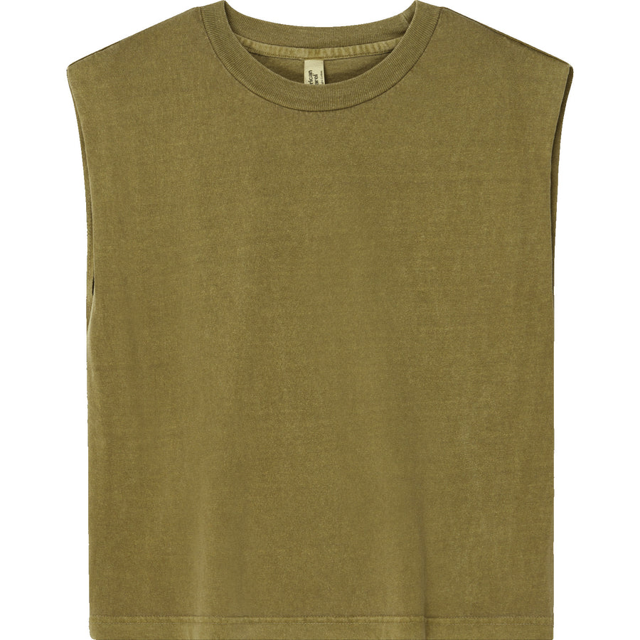 American Apparel 307GD Muscle T-Shirt (Faded Army)