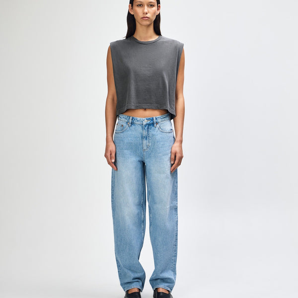 American Apparel 307GD Muscle T-Shirt (Faded Black)