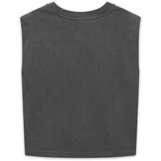 American Apparel 307GD Muscle Faded Black - Back View | color:Faded Black|view:back