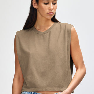 American Apparel 307GD Muscle T-Shirt (Faded Brown)