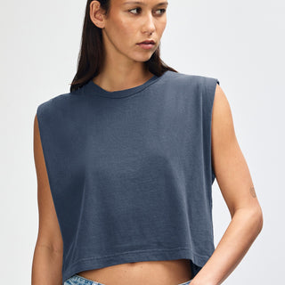 American Apparel 307GD Muscle T-Shirt (Faded Navy)