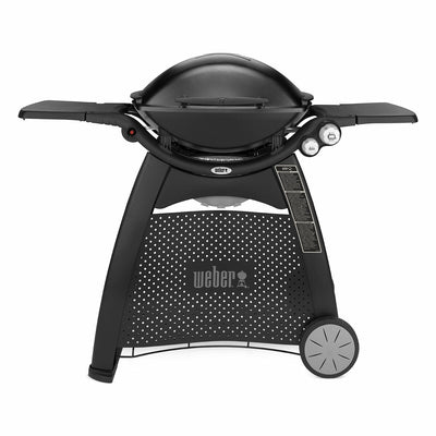 Weber Q3100 Black with Family Q Essentials Pack and Cart