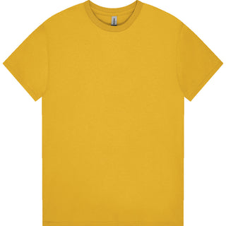 Gildan Heavy Cotton 5000B Gold - Front View | color:Gold|view:front