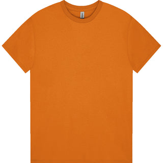 Gildan Heavy Cotton 5000B Safety Orange - Front View | color:Safety Orange|view:front
