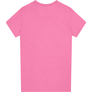 Gildan Heavy Cotton 5000L Azalea - Back View | color:Azalea|view:back