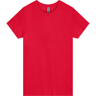 Gildan Heavy Cotton 5000L Red - Front View | color:Red|view:front