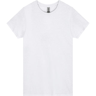 Gildan Heavy Cotton 5000L White - Front View | color:White|view:front