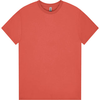 Gildan Heavy Cotton 5000 Coral Silk - Front View | color:Coral Silk|view:front