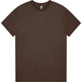 Gildan Heavy Cotton 5000 Dark Chocolate - Front View | color:Dark Chocolate|view:front