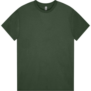 Gildan Heavy Cotton 5000 Forest Green - Front View | color:Forest Green|view:front