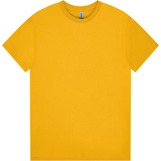 Gildan Heavy Cotton 5000 Gold - Front View | color:Gold|view:front