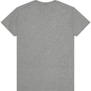 Gildan Heavy Cotton 5000 Graphite Heather - Back View | color:Graphite Heather|view:back