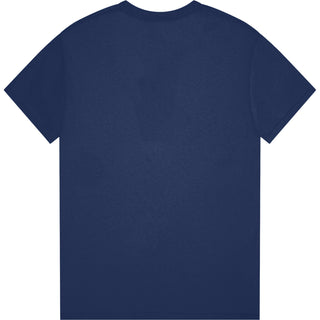 Gildan Heavy Cotton 5000 Navy - Back View | color:Navy|view:back