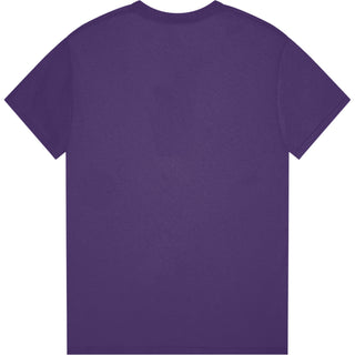 Gildan Heavy Cotton 5000 Purple - Back View | color:Purple|view:back