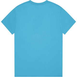 Gildan Heavy Cotton 5000 Sapphire - Back View | color:Sapphire|view:back