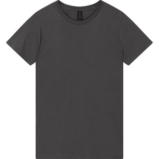 Gildan Softstyle 64000L Charcoal - Front View | color:Charcoal|view:front