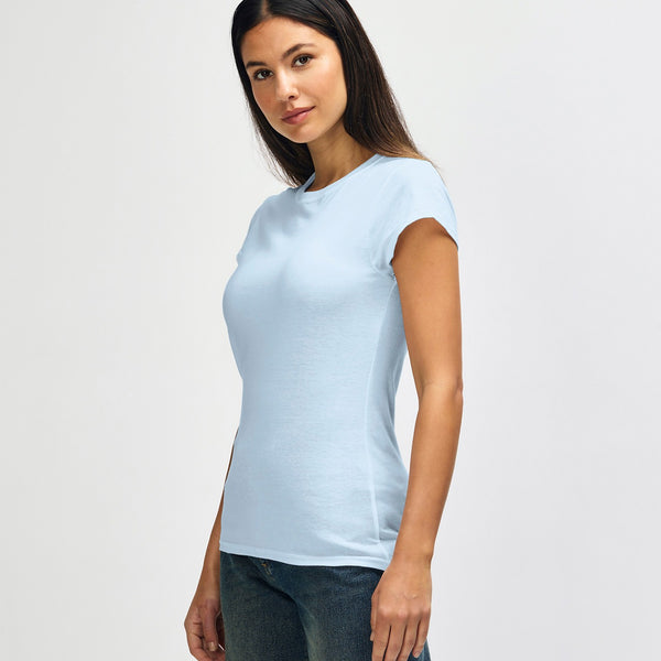 Gildan Softstyle 64000L T-Shirt (Light Blue)