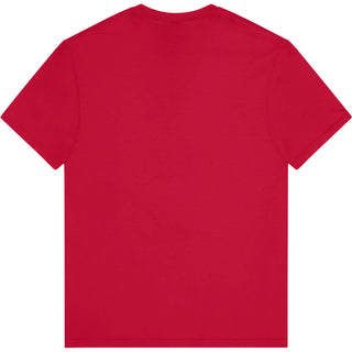 Gildan Softstyle 64000 Cherry Red - Back View | color:Cherry Red|view:back