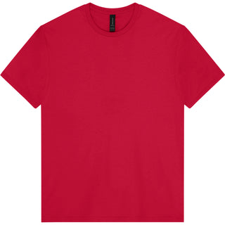 Gildan Softstyle 64000 Cherry Red - Front View | color:Cherry Red|view:front