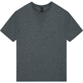 Gildan Softstyle 64000 Dark Heather - Front View | color:Dark Heather|view:front