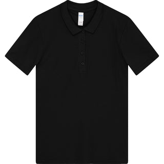 Gildan Softstyle 64800L Black - Front View | color:Black|view:front