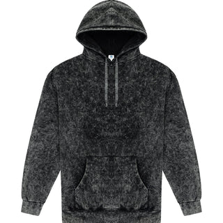8300 Colortone Mineral Wash Pullover Black - Front View | color:Black|view:front