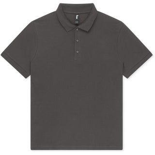 Gildan Hammer 85800 Pique Charcoal - Front View | color:Charcoal|view:front