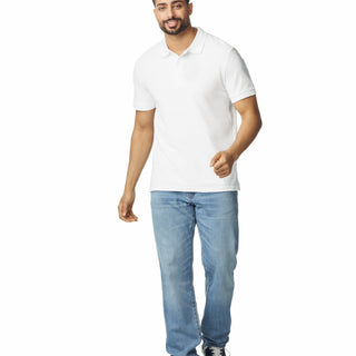 Gildan Hammer 85800 Pique Polo (White)