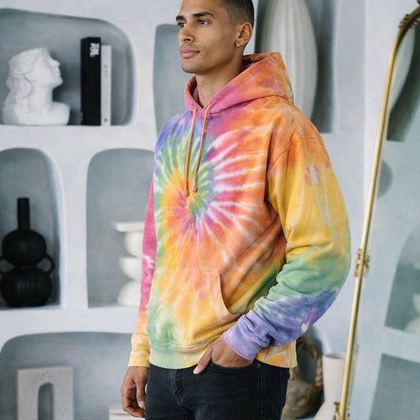 8777 Colortone Spider Wash Pullover Hoodie (Eternity)
